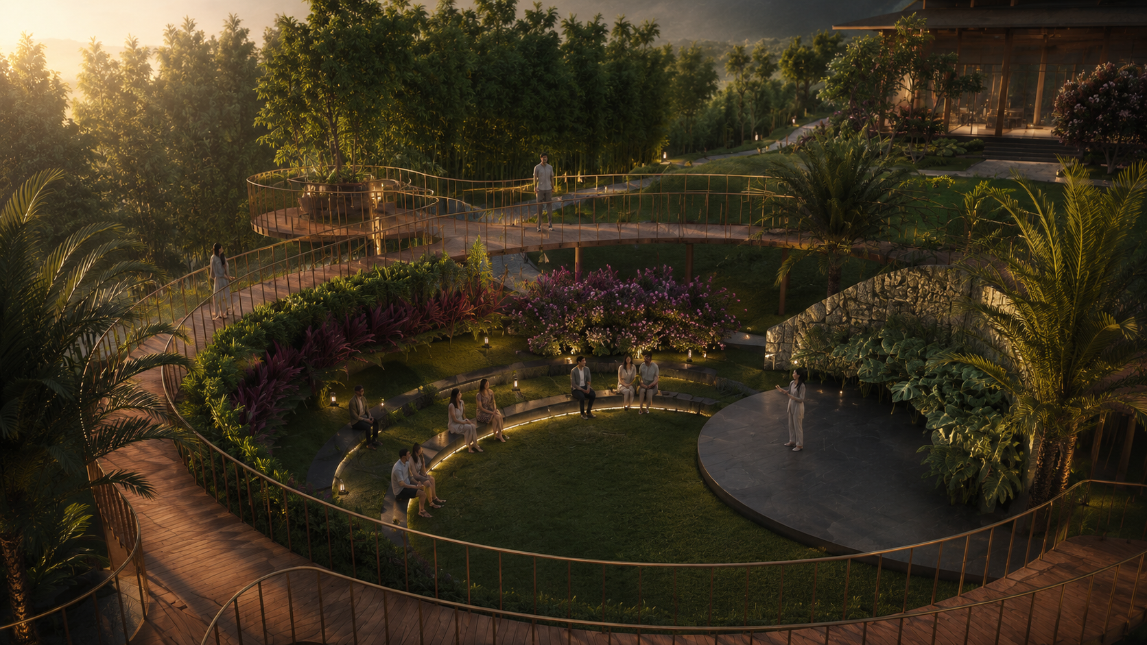 Clubhouse deck